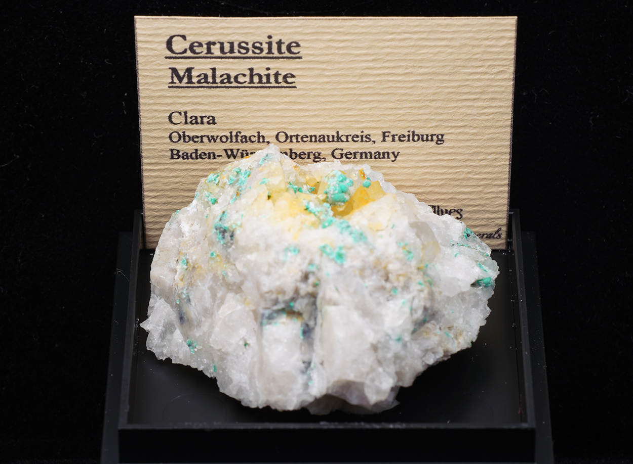 Cerussite & Malachite