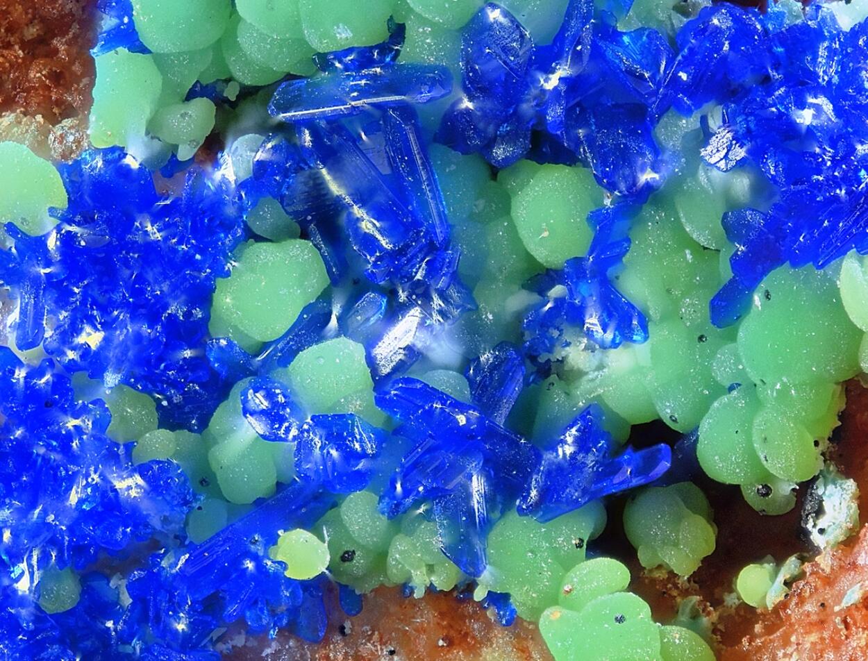 Zincolivenite Azurite