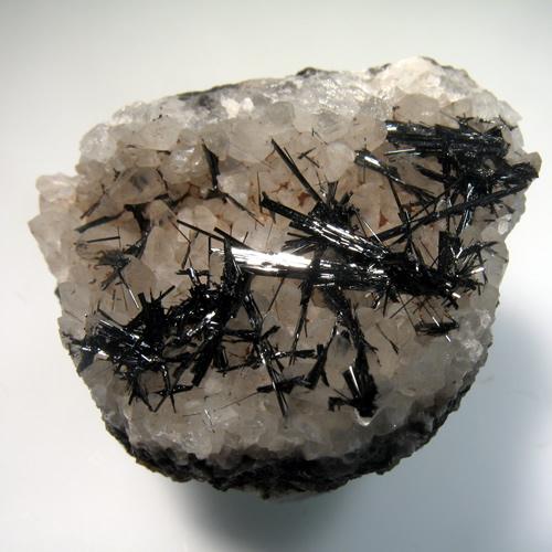 Manganite On Calcite