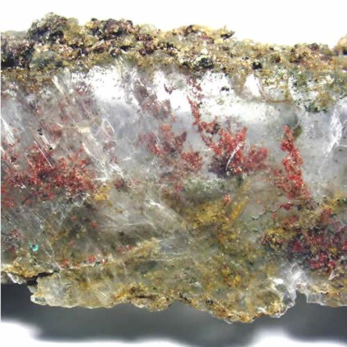 Native Copper In Selenite