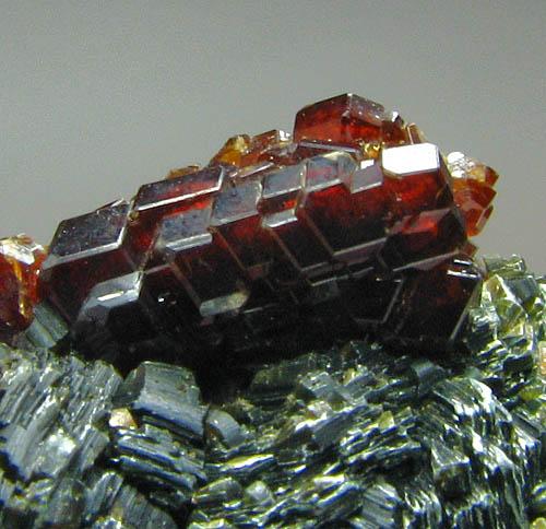 Hessonite & Clinochlore