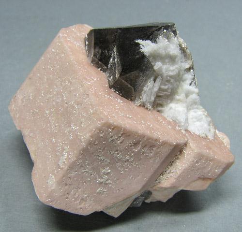 Microcline Smoky Quartz & Albite