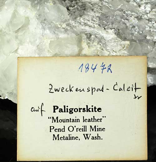 Calcite & Palygorskite