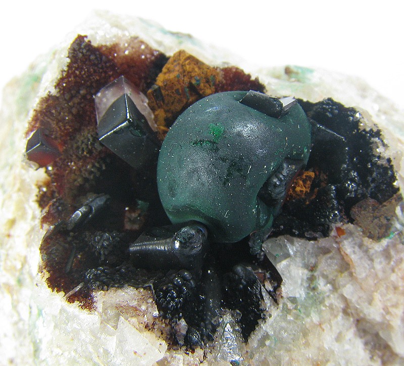 Malachite Fluorite & Goethite