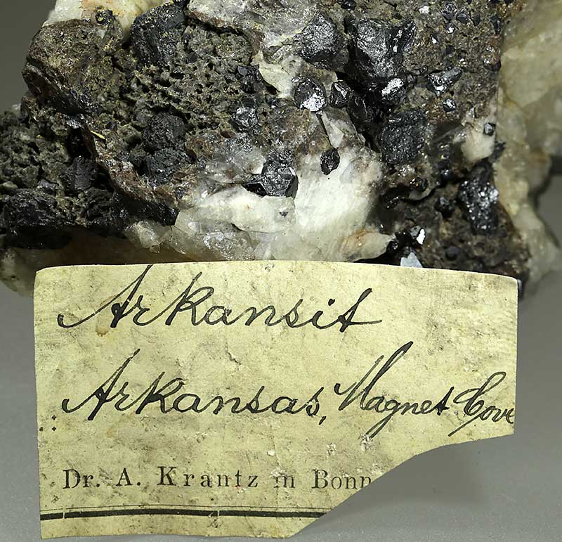 Brookite Var Arkansite & Quartz