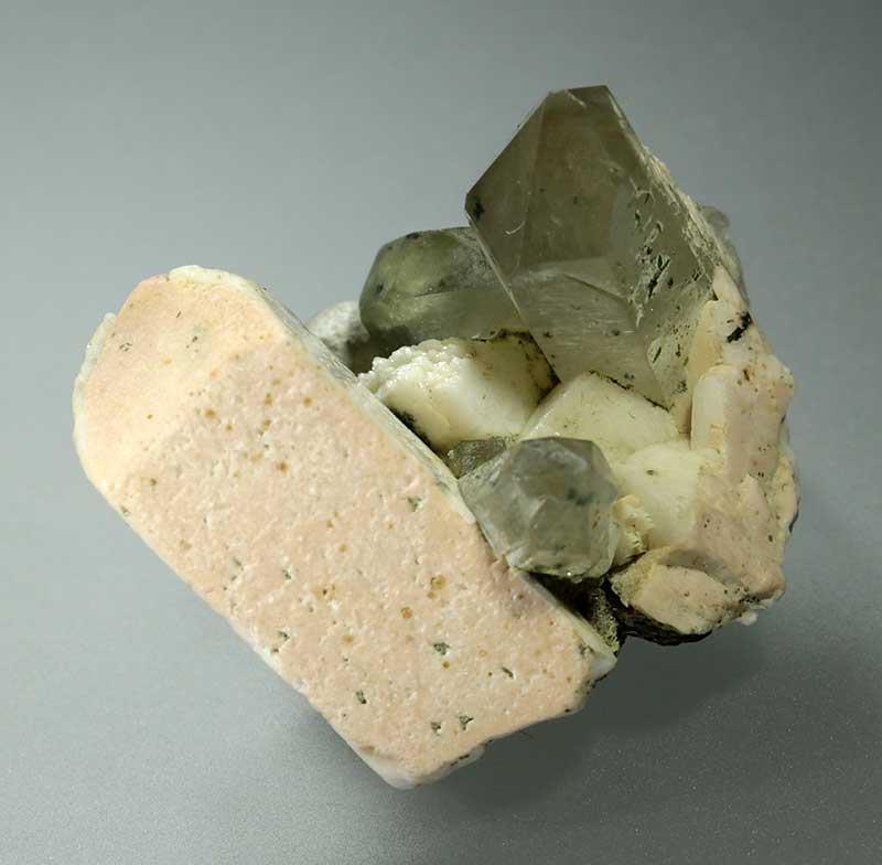 Orthoclase & Smoky Quartz