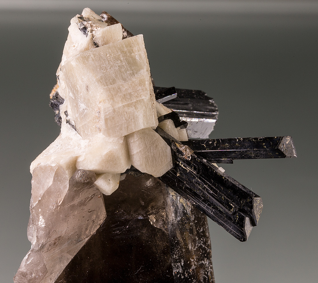 Aegirine Smoky Quartz & Microcline