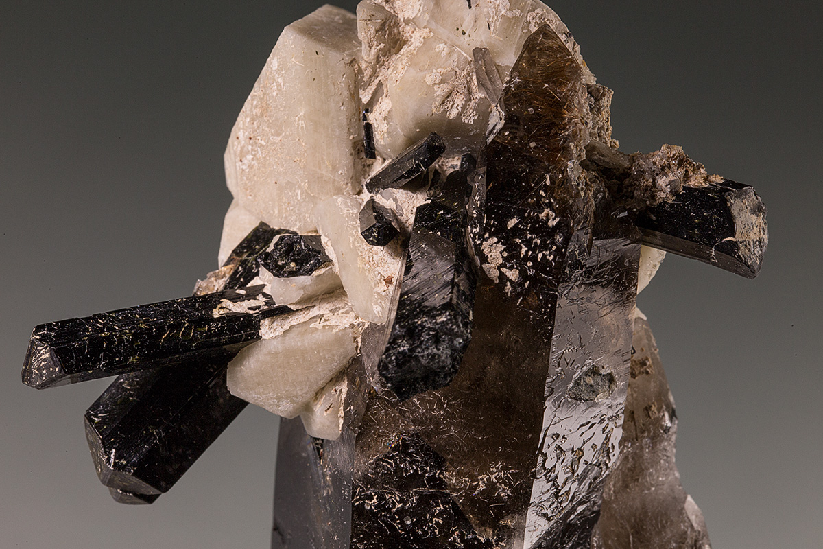 Aegirine Smoky Quartz & Microcline