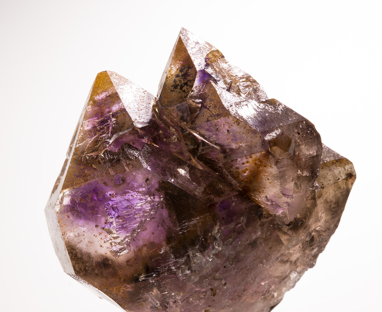 Amethyst & Smoky Quartz