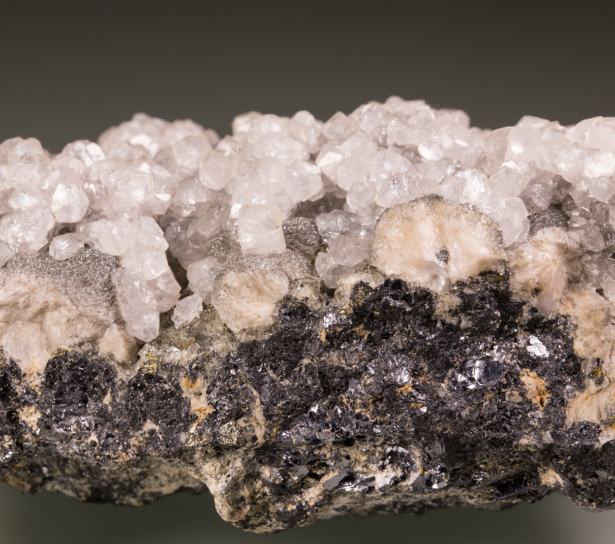 Calcite Baryte Fluorite & Sphalerite