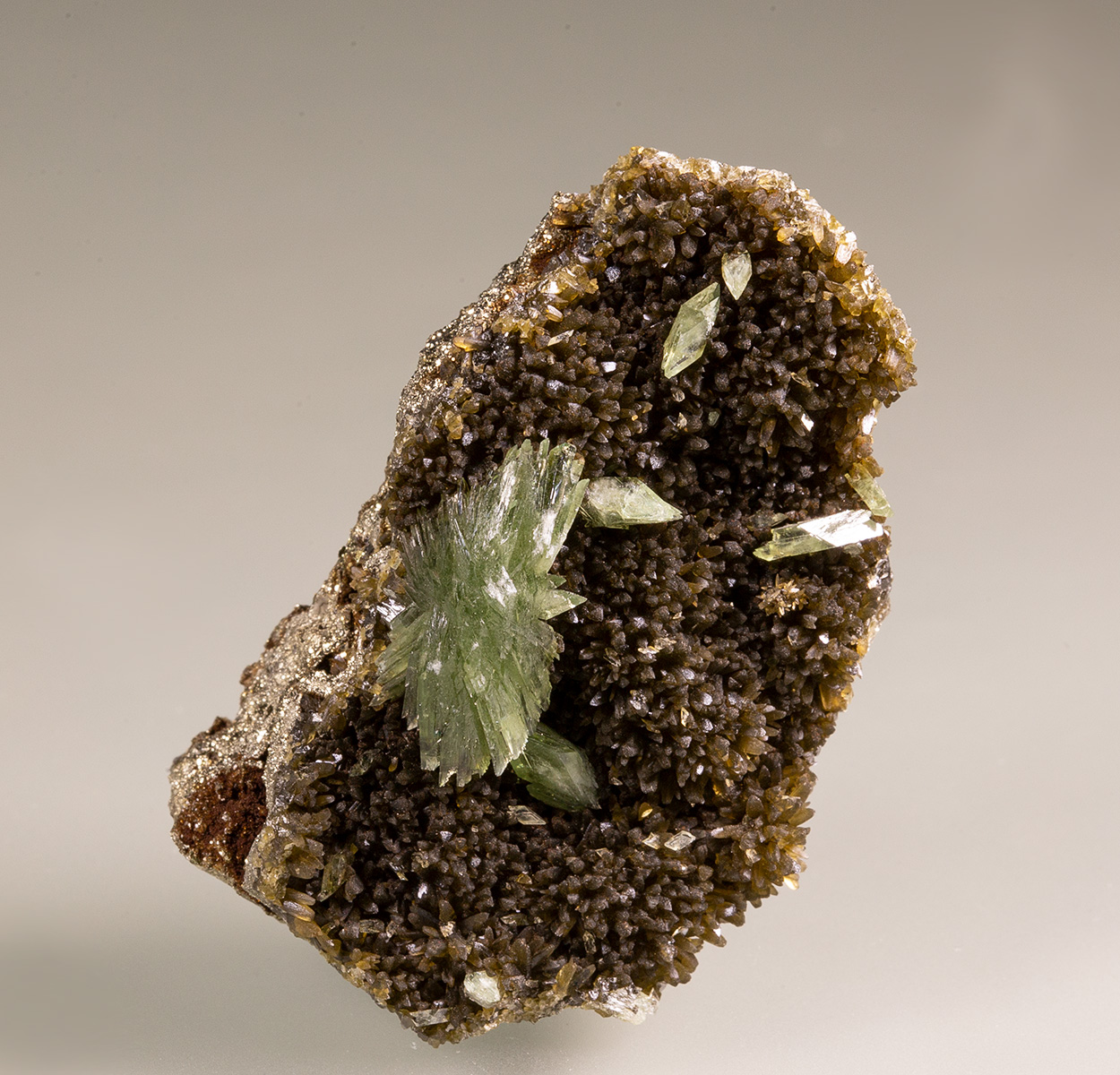 Ludlamite & Siderite