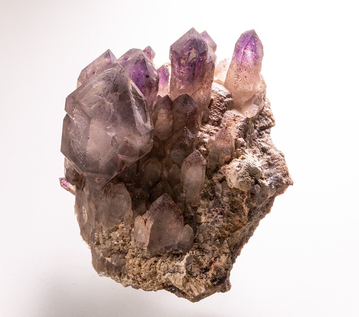 Amethyst & Quartz Var Sceptre