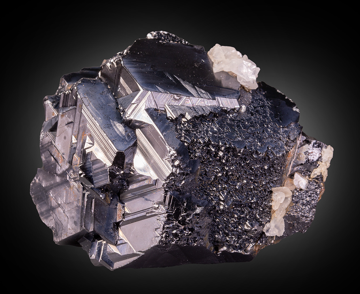 Sphalerite Var Marmatite & Calcite