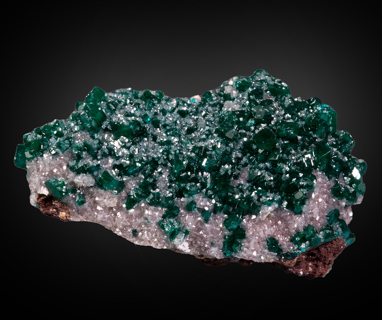 Zincian Dolomite & Dioptase