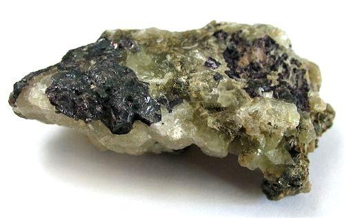 Proustite Calcite & Chalcopyrite