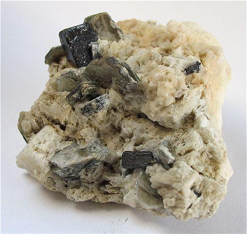 Tantalite With Feldspar & Mica