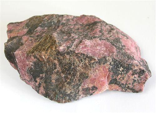 Rhodonite With Vernadite