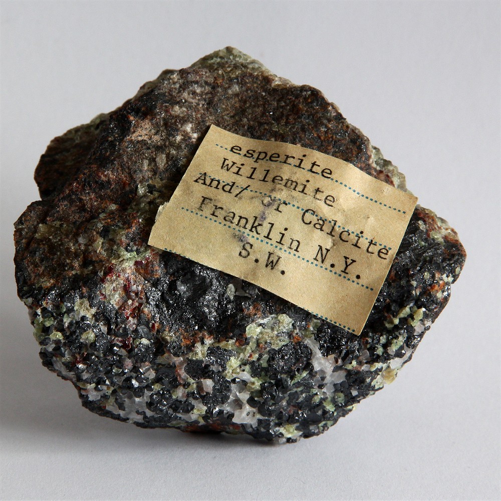 Esperite With Willemite & Calcite