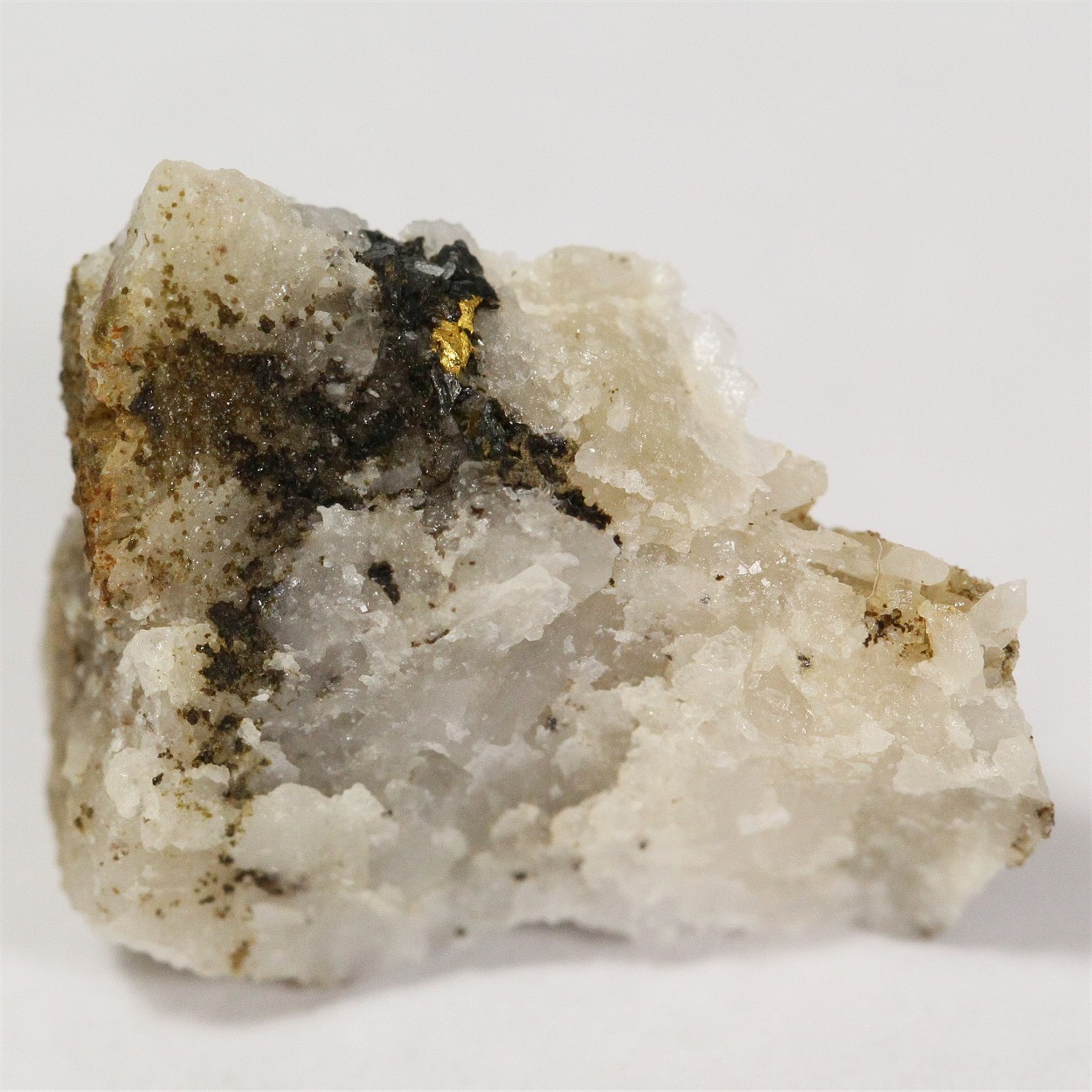 Gold With Tetradymite