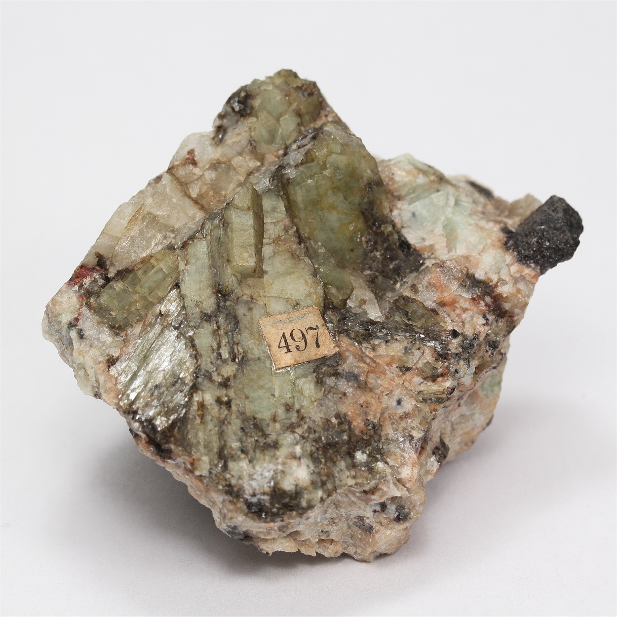 Spodumene With Microcline Var Amazonite