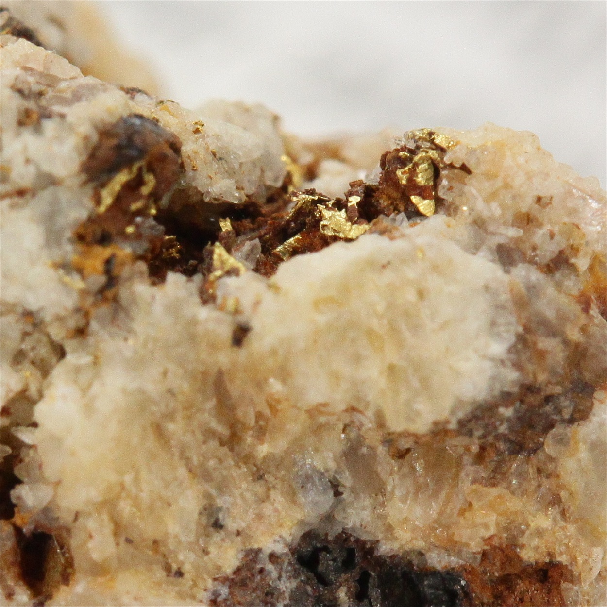 Gold With Limonite