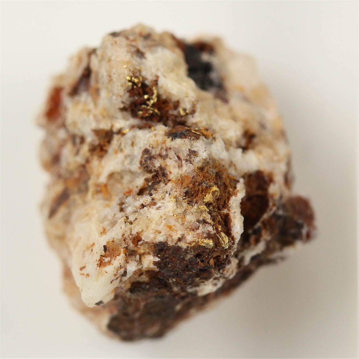 Gold With Limonite