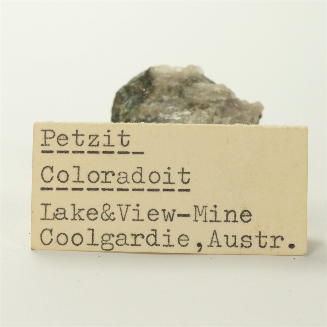 Petzite With Coloradoite