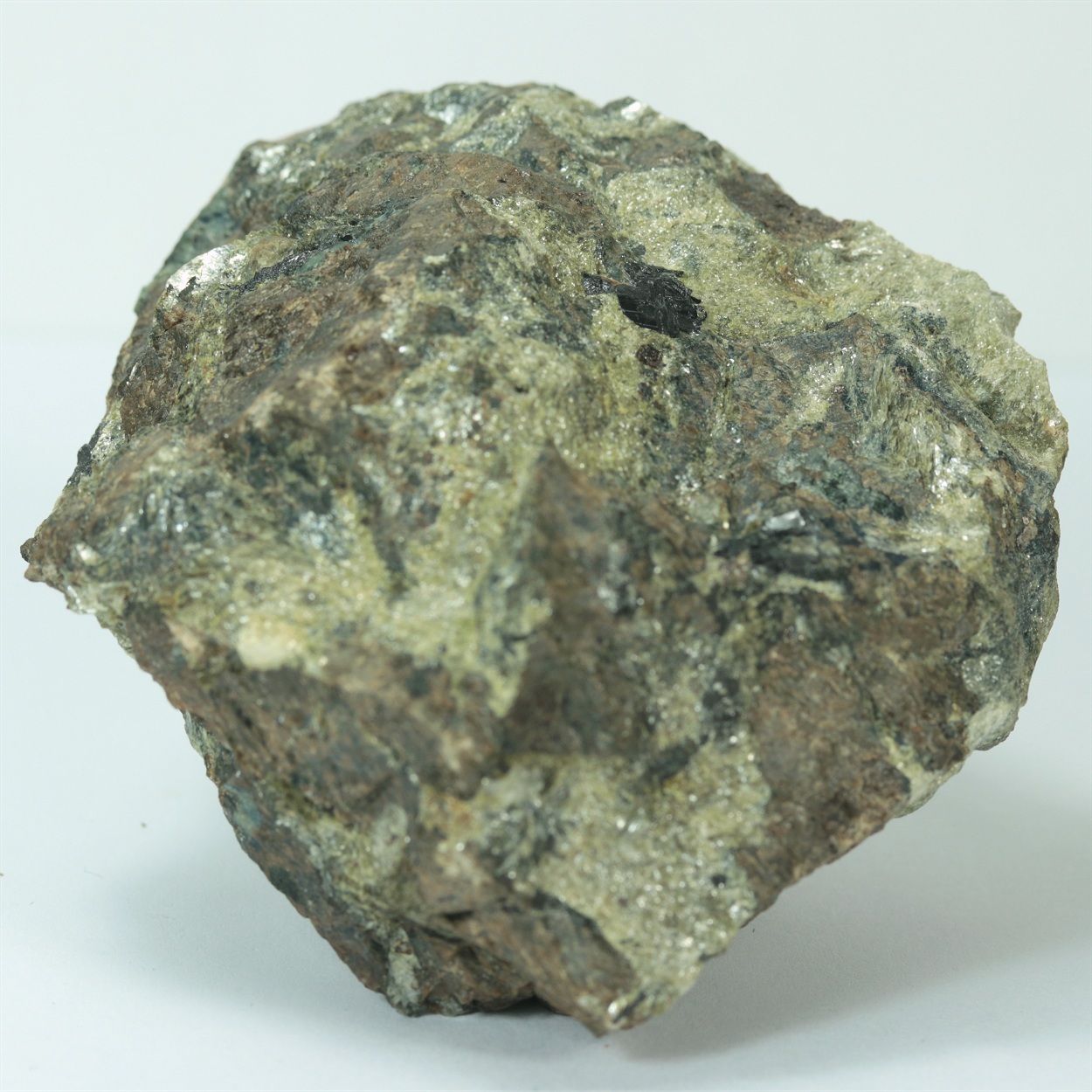 Columbite With Triplite & Mica Var Muscovite & Vivianite