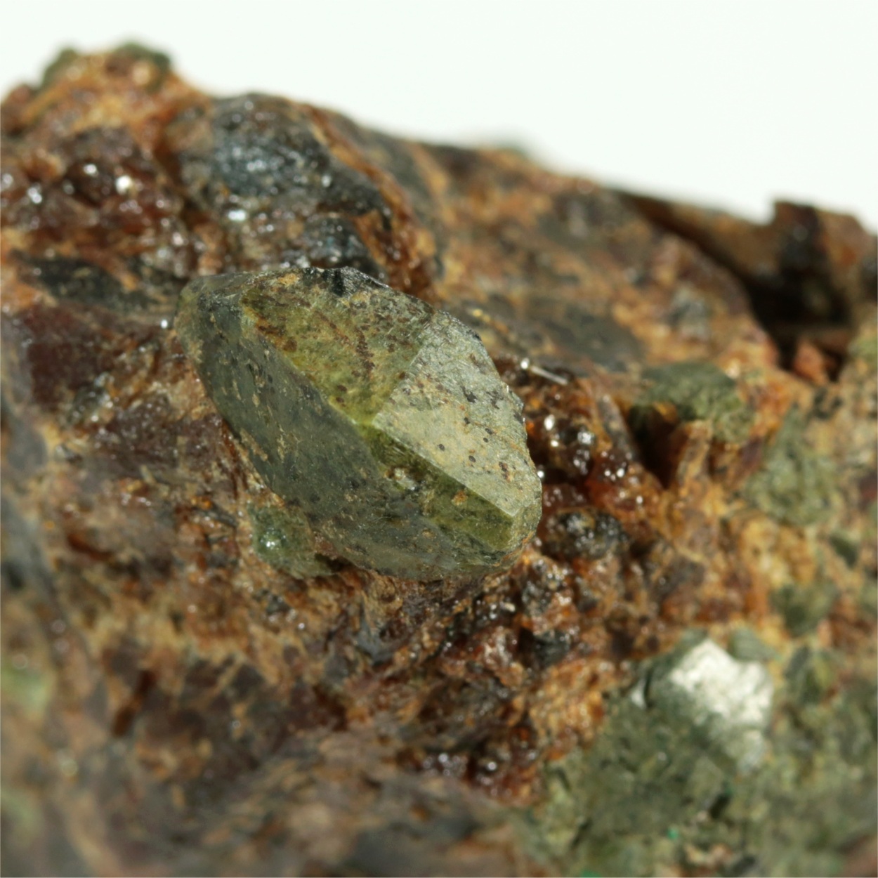 Pyroxene Group With Garnet