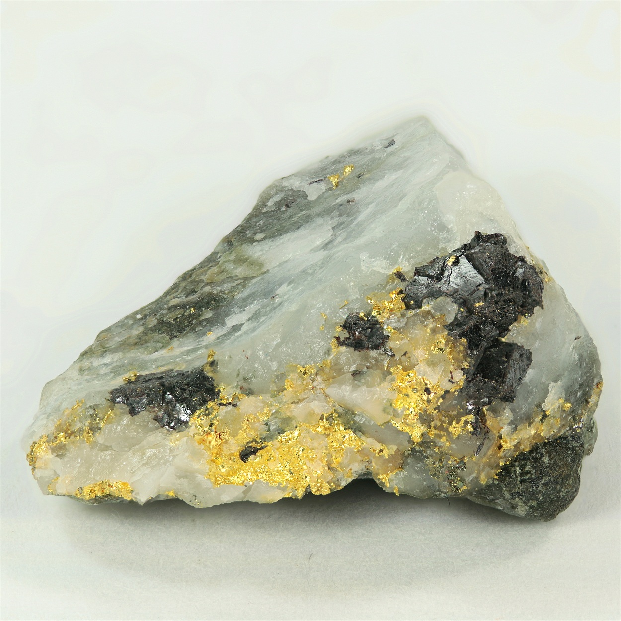 Gold With Sphalerite