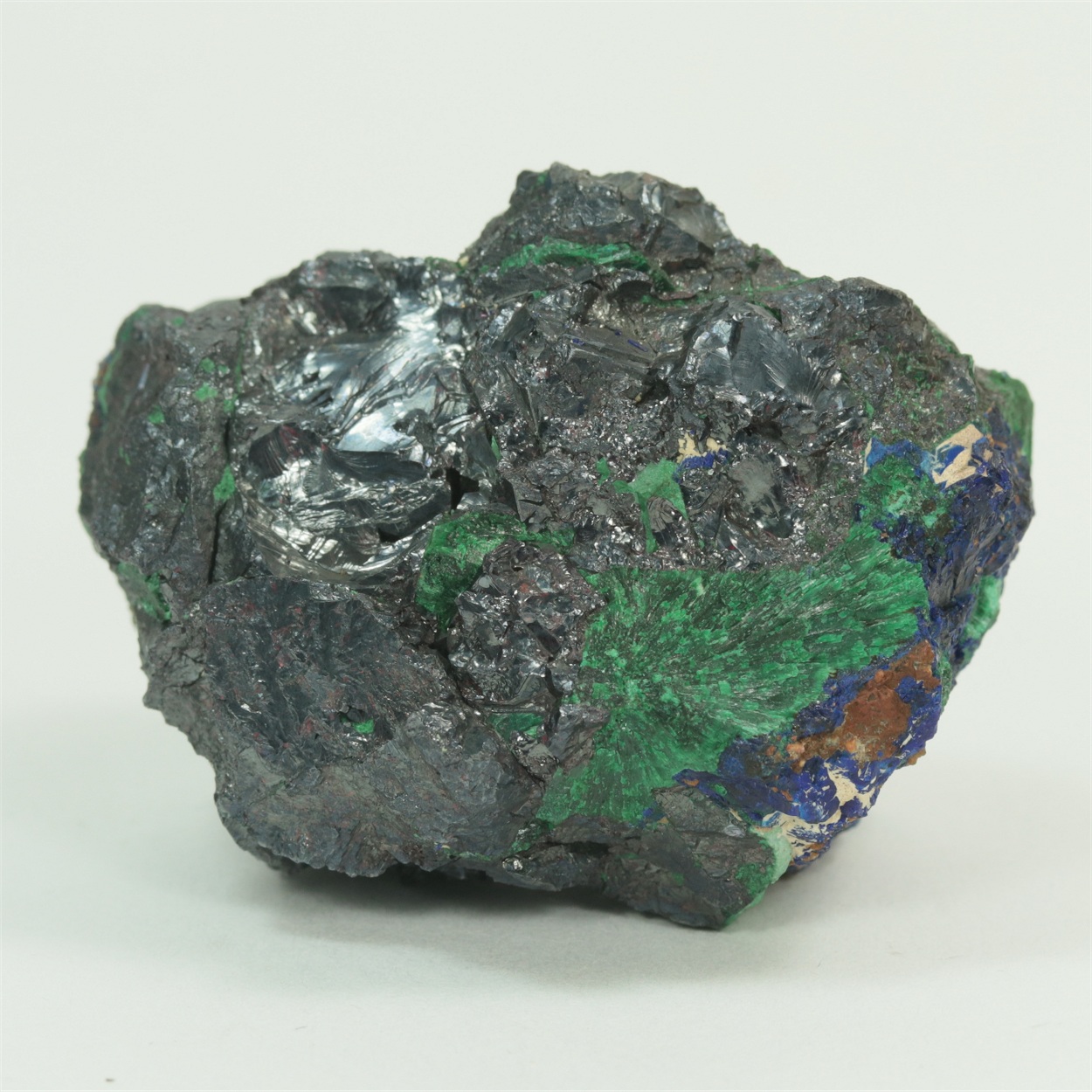 Cuprite With Azurite & Malachite