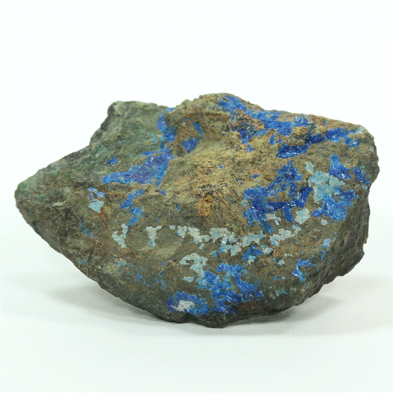 Linarite With Bornite & Chrysocolla