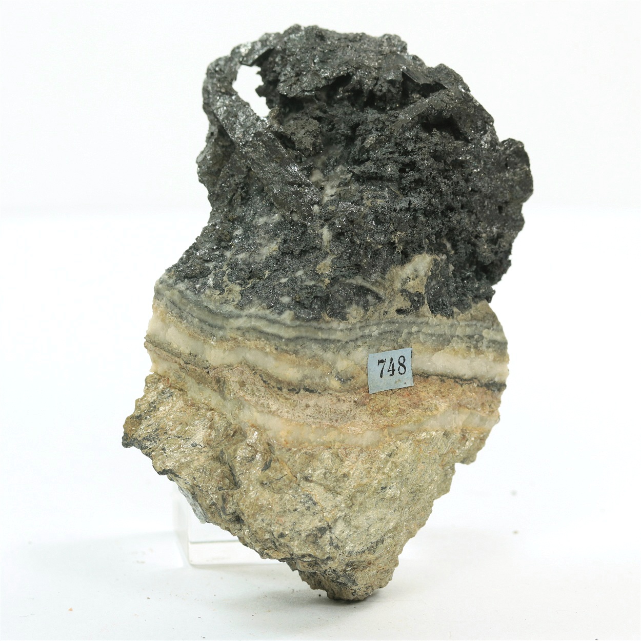 Polybasite With Acanthite