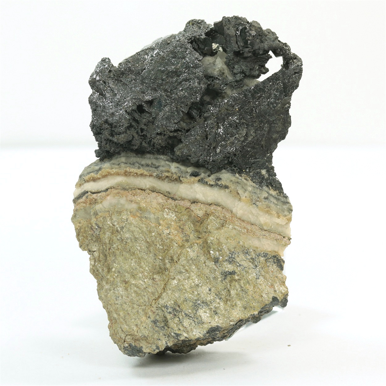 Polybasite With Acanthite