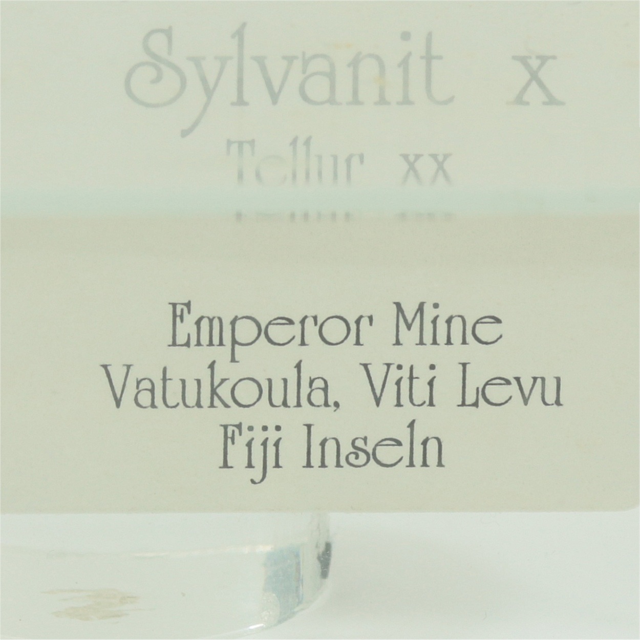 Sylvanite With Native Tellurium