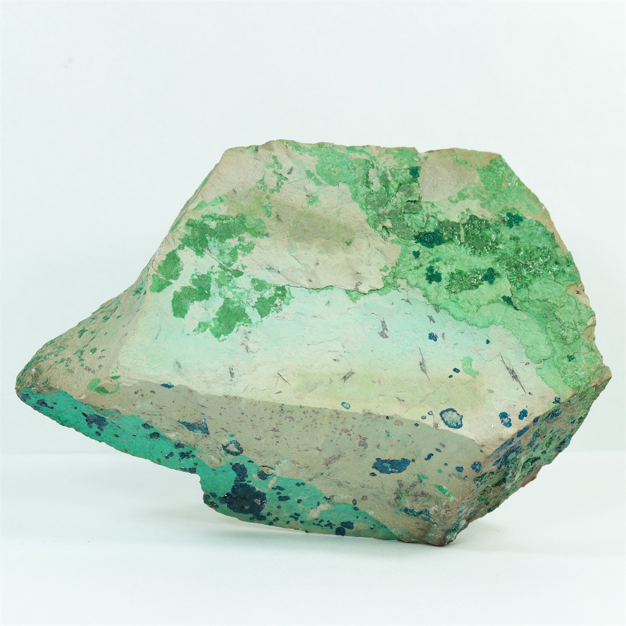 Cornetite With Pseudomalachite & Libethenite