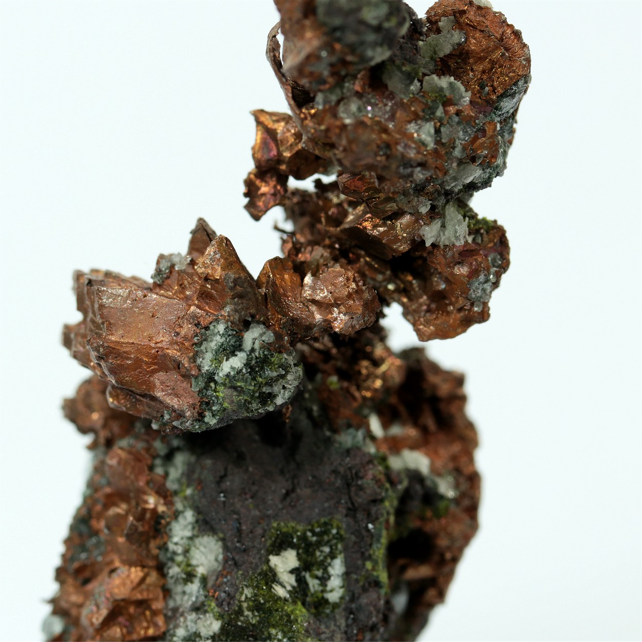 Native Copper With Epidote