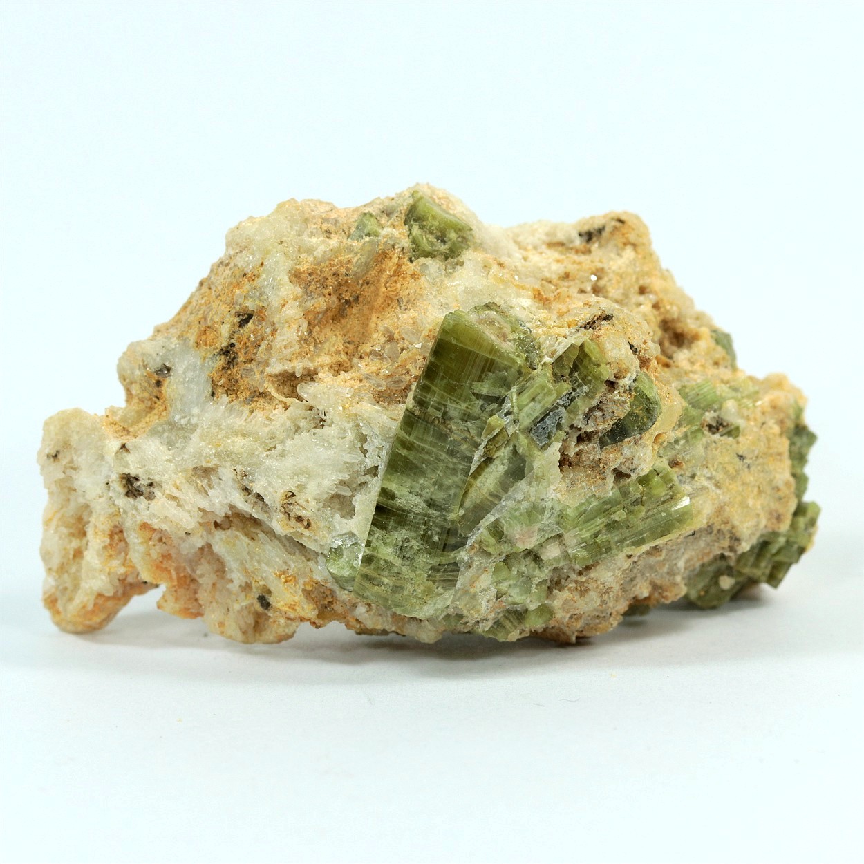 Tourmaline Var Verdelite With Cookeite