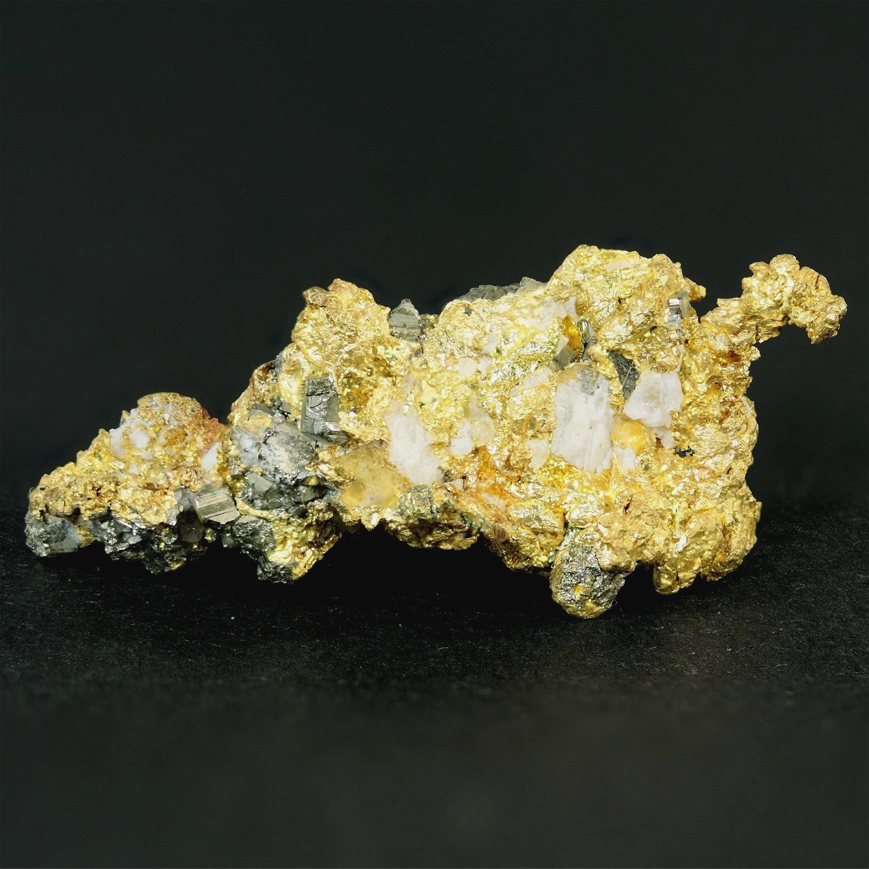 Gold With Pyrite