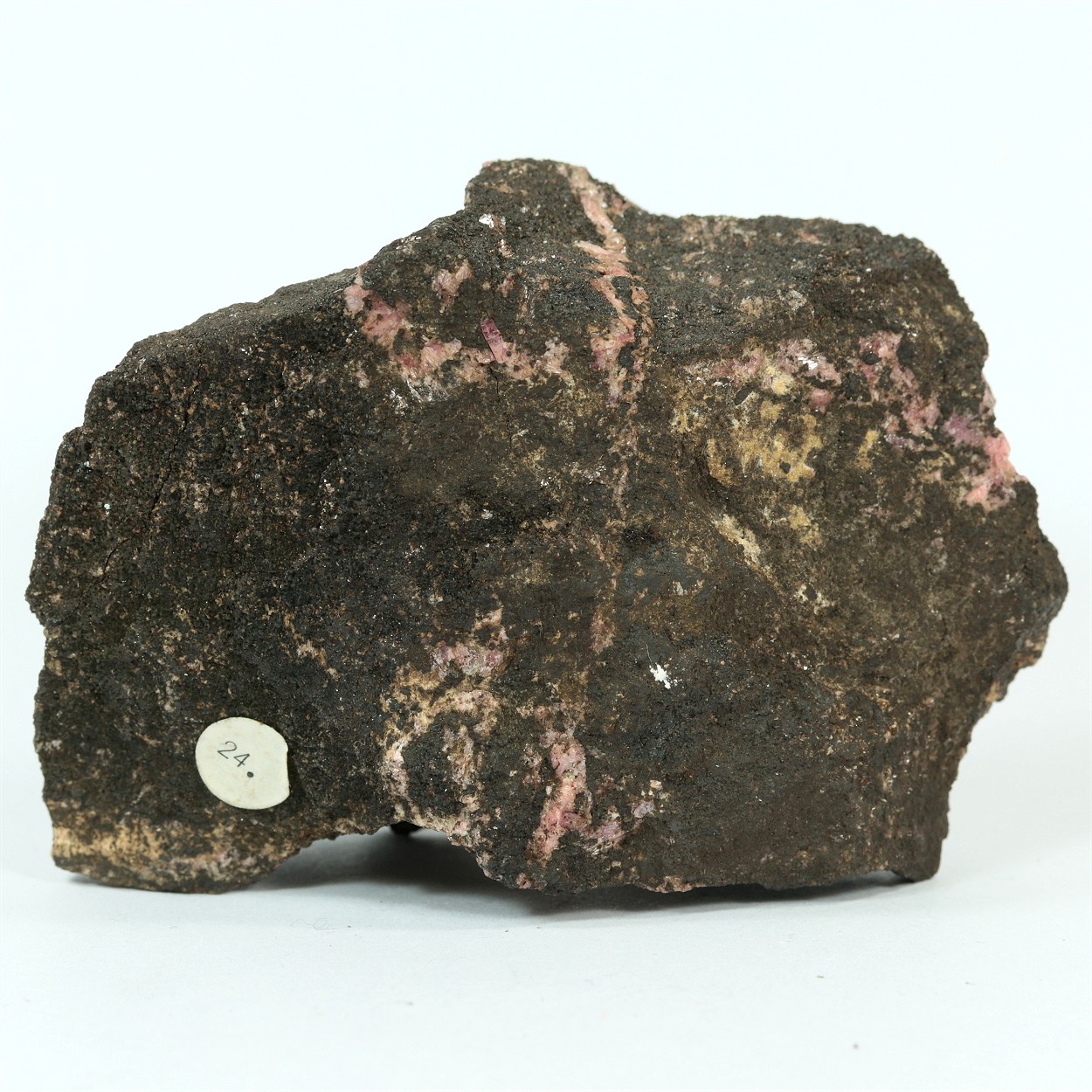 Alabandite With Rhodonite