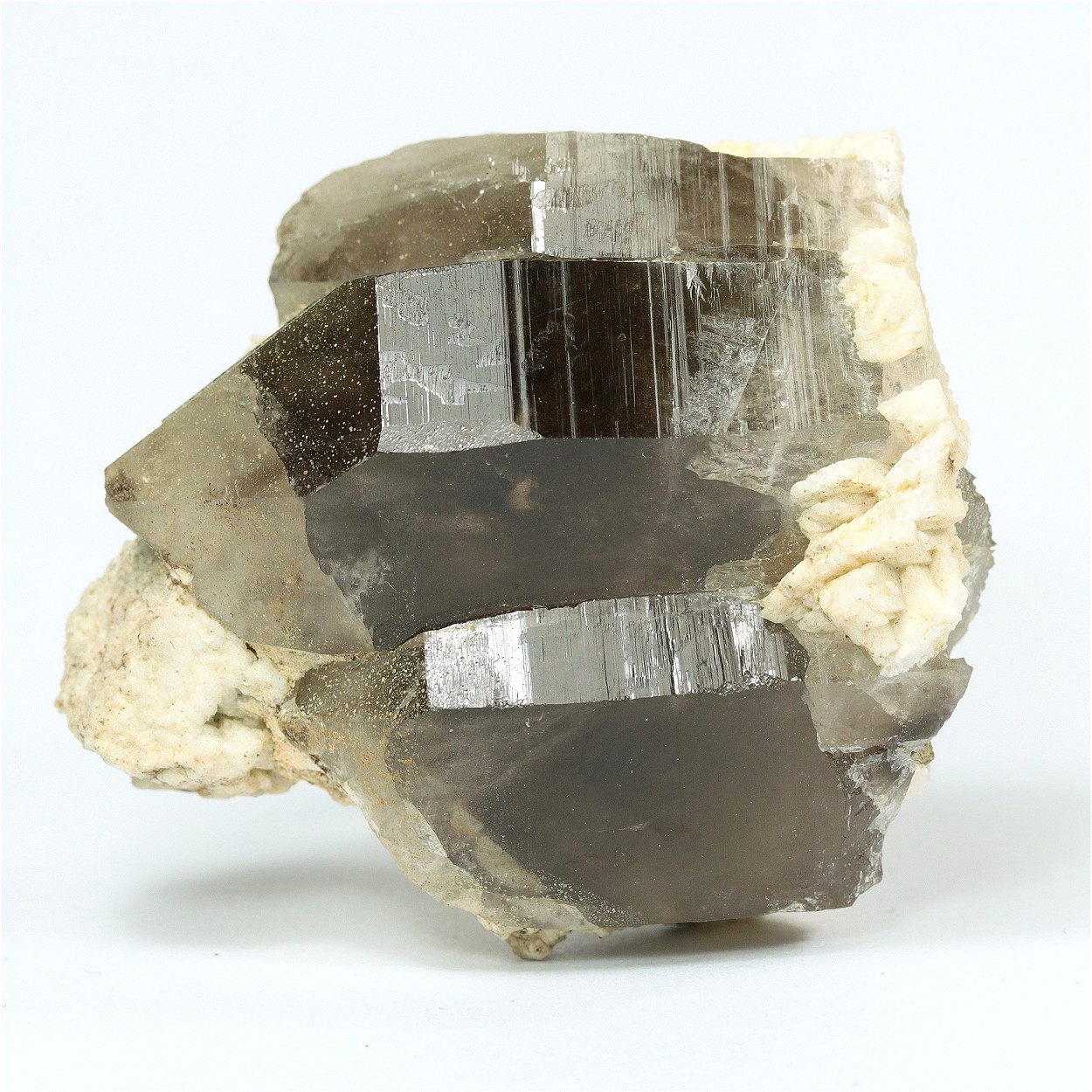 Smoky Quartz With Feldspar