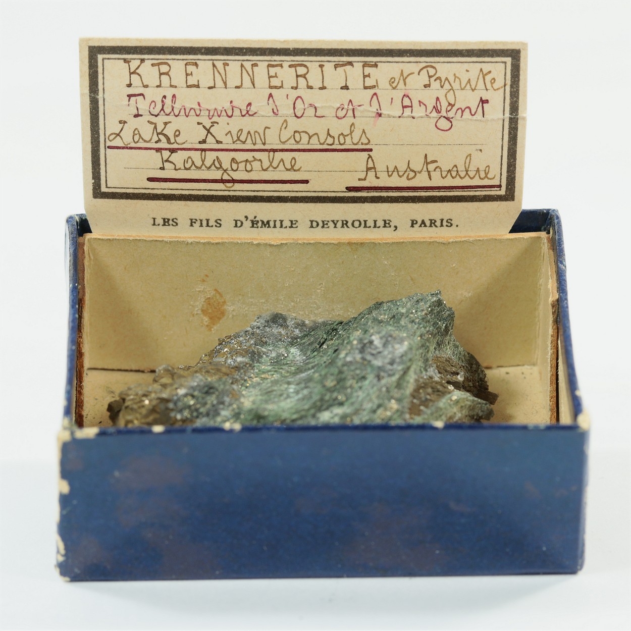 Krennerite With Pyrite