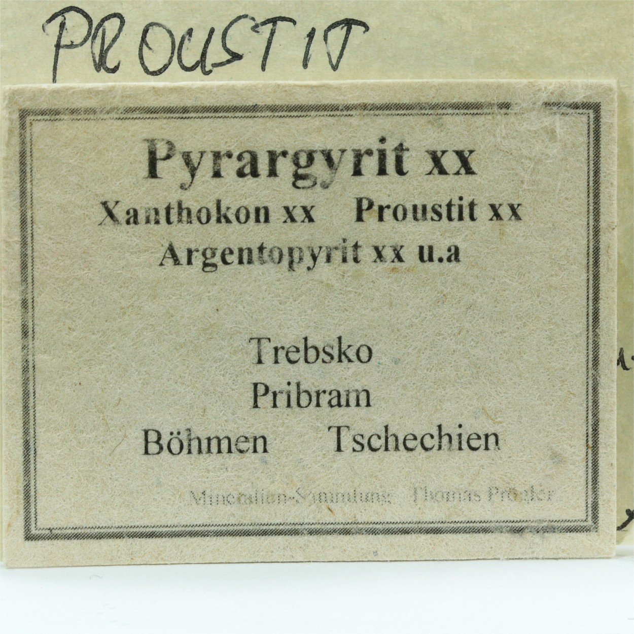 Pyrargyrite With Proustite & Xanthoconite & Argentopyrite
