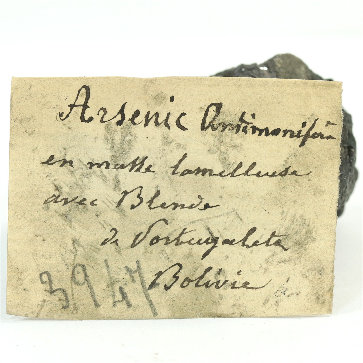 Native Arsenic With Sphalerite