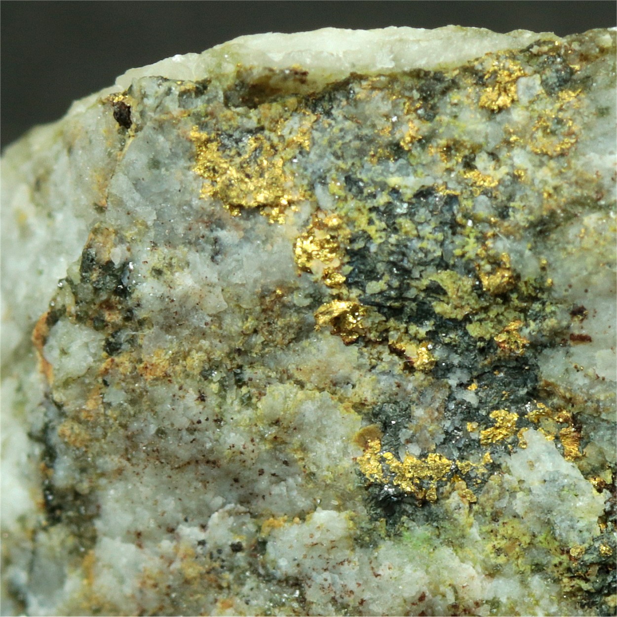 Gold With Tetradymite