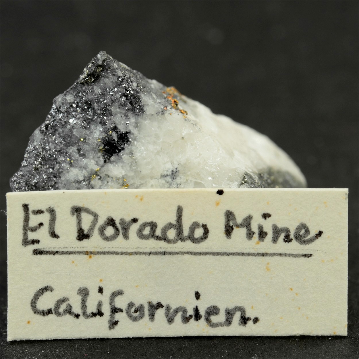 Gold With Chalcopyrite & Galena