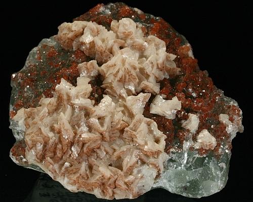 Fluorite Dolomite & Quartz Var Eisenkiesel