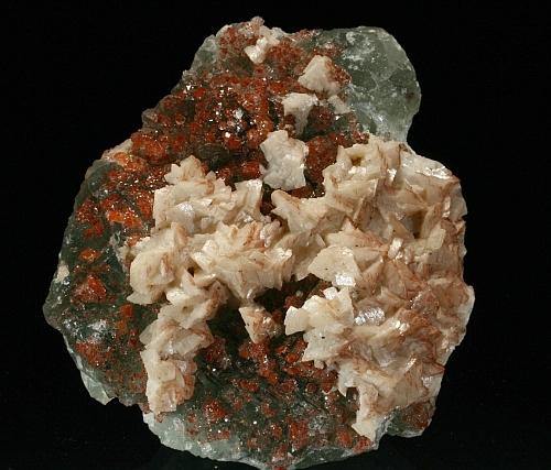 Fluorite Dolomite & Quartz Var Eisenkiesel