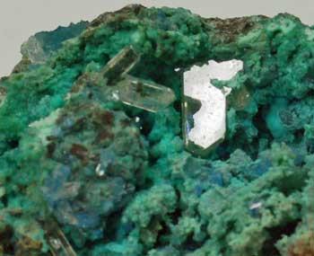 Cerussite On Chrysocolla