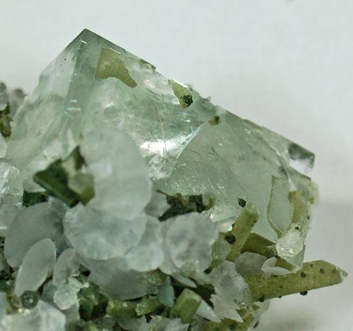 Fluorite With Quartz & Chlorite